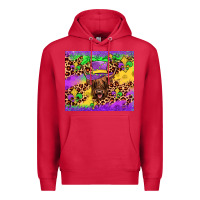 Cardinal highland cow mardi gras tumbler Premium Hoodie - JahusDesignShop