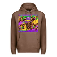 Chestnut highland cow mardi gras tumbler Premium Hoodie - JahusDesignShop
