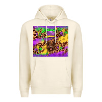 Tofu highland cow mardi gras tumbler Premium Hoodie - JahusDesignShop