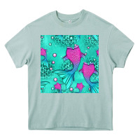 Arona mermaid tail seamless pattern Heavy Core Tee - HRA Design Shop