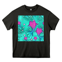 Asphalt mermaid tail seamless pattern Heavy Core Tee - HRA Design Shop