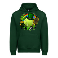 Forest Green St. Patrick's Day Tennis Urban Hoodie - FaDigitalArtStudio