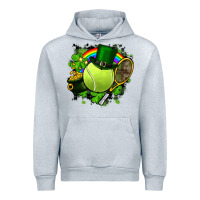 Heather Grey St. Patrick's Day Tennis Urban Hoodie - FaDigitalArtStudio