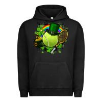 Pigment Black St. Patrick's Day Tennis Urban Hoodie - FaDigitalArtStudio