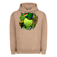 Pigment Burro St. Patrick's Day Tennis Urban Hoodie - FaDigitalArtStudio
