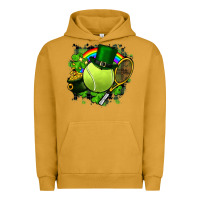 Pigment Peanut Butter St. Patrick's Day Tennis Urban Hoodie - FaDigitalArtStudio