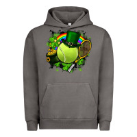 Pigment Tornado St. Patrick's Day Tennis Urban Hoodie - FaDigitalArtStudio