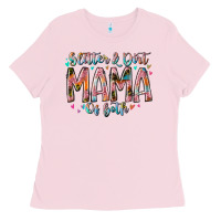 Bubblegum Pink glitter and dirt mama of both Ladies Tee - RacoonDesign
