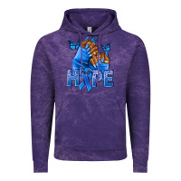 Cloud Purple hope blueribboncolon cancer nails Vintage Hoodie - NancyCooperArtShop