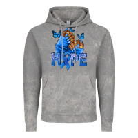 Cloud Rock hope blueribboncolon cancer nails Vintage Hoodie - NancyCooperArtShop