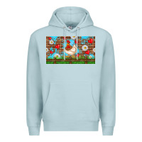Blue Mist cute chicken Premium Hoodie - TumblerDesignByShophia
