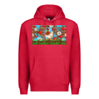 Cardinal cute chicken Premium Hoodie - TumblerDesignByShophia