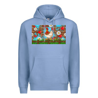 Colony Blue cute chicken Premium Hoodie - TumblerDesignByShophia