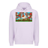 Lilac cute chicken Premium Hoodie - TumblerDesignByShophia