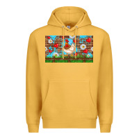 Mustard cute chicken Premium Hoodie - TumblerDesignByShophia