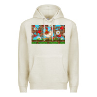 Oatmeal Heather cute chicken Premium Hoodie - TumblerDesignByShophia