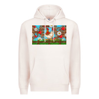 Pale Pink cute chicken Premium Hoodie - TumblerDesignByShophia