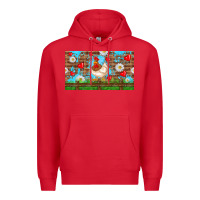 Red cute chicken Premium Hoodie - TumblerDesignByShophia
