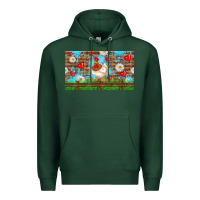 Sports Green cute chicken Premium Hoodie - TumblerDesignByShophia