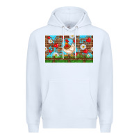 White cute chicken Premium Hoodie - TumblerDesignByShophia