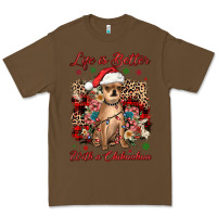 Cacao christmas life is better with a chihuahua Premium Tee - JahusDesignShop