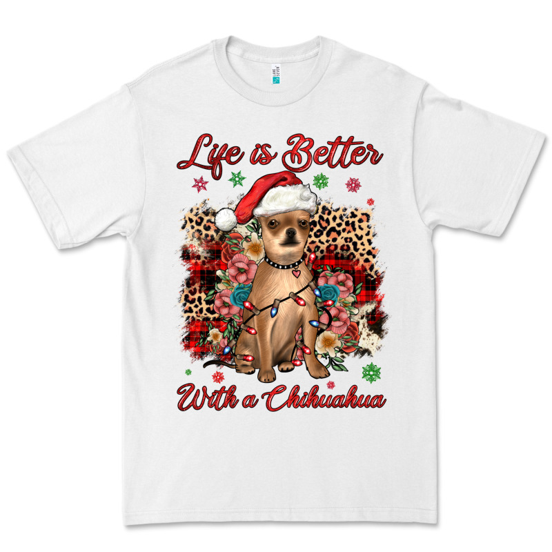 Christmas Life Is Better With A Chihuahua Premium Tee by JahusDesignShop | Teevron