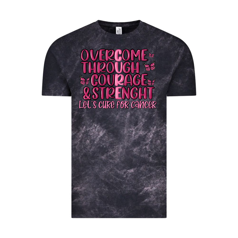 Overcome Through Courage Strength  Malia Vintage Tee by MaliasSmallBusiness | Teevron