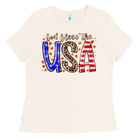 Bone god bless the usa Ladies Tee - RacoonDesign