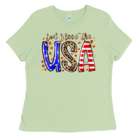Matcha god bless the usa Ladies Tee - RacoonDesign