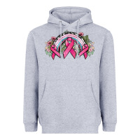 Heather Grey Cancer ribbon rainbow Cancer Awareness Heavyweight Hoodie - HowdyJamesFarm