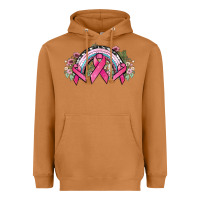 Meerkat Cancer ribbon rainbow Cancer Awareness Heavyweight Hoodie - HowdyJamesFarm