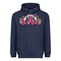 Navy Cancer ribbon rainbow Cancer Awareness Heavyweight Hoodie - HowdyJamesFarm