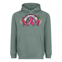 Sage Cancer ribbon rainbow Cancer Awareness Heavyweight Hoodie - HowdyJamesFarm