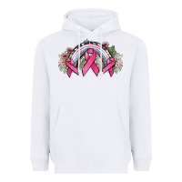 White Cancer ribbon rainbow Cancer Awareness Heavyweight Hoodie - HowdyJamesFarm