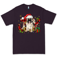 Plum christmas joy pug Premium Tee - JahusDesignShop