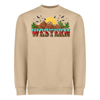 Mushroom western Heavyweight Sweatshirt - NancyCooperArtShop