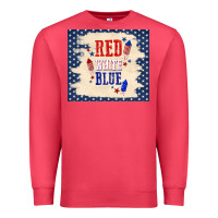 Cardinal red white blue Premium Sweatshirt - TumblerDesignByShophia