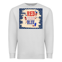 Dove Grey red white blue Premium Sweatshirt - TumblerDesignByShophia