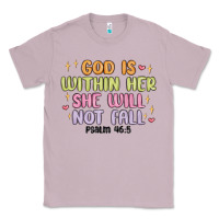 Lilac god is within her she will not fall Classic Tee - MaliasSmallBusiness