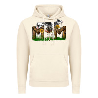 Vintage Artic Western Holstein Cow And Baby Cow Mom Vintage Hoodie - LillyAllenDesigns