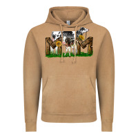 Western Holstein Cow And Baby Cow Mom Vintage Hoodie | Teevron