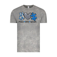 Peace Love Autism Vintage Tee | Teevron