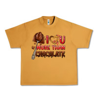 Peanut Butter i love you more than chocolate Urban Heavy Tee - AdoDesignShop