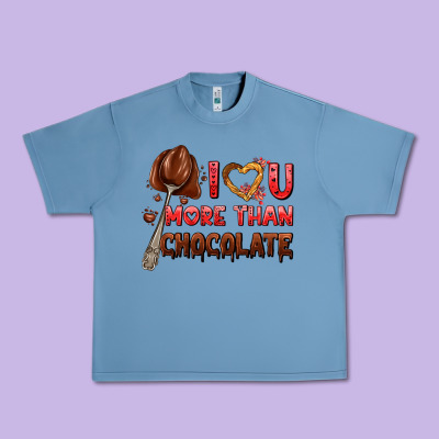 I Love You More Than Chocolate Urban Heavy Tee Designed By Adodesignshop