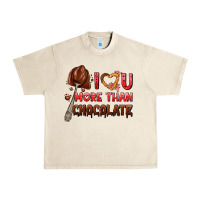 Sandshell i love you more than chocolate Urban Heavy Tee - AdoDesignShop