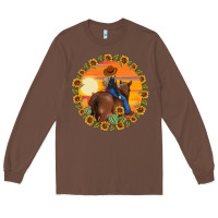 Cowgirl Sunflower Long Sleeve Tee | Teevron