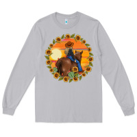 Moon Dust cowgirl sunflower Long Sleeve Tee - MaliasSmallBusiness