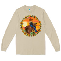 Mushroom cowgirl sunflower Long Sleeve Tee - MaliasSmallBusiness