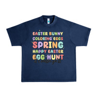 Navy easter bunny spring Urban Heavy Tee - MaliasSmallBusiness