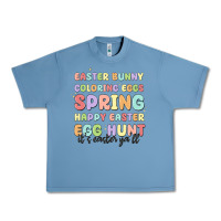 Pebble Blue easter bunny spring Urban Heavy Tee - MaliasSmallBusiness
